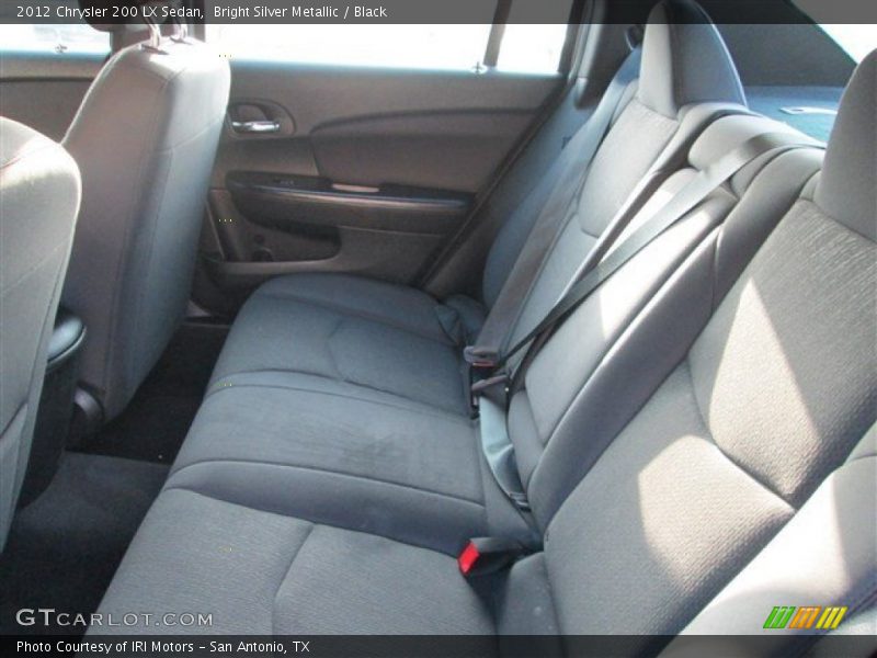 Bright Silver Metallic / Black 2012 Chrysler 200 LX Sedan