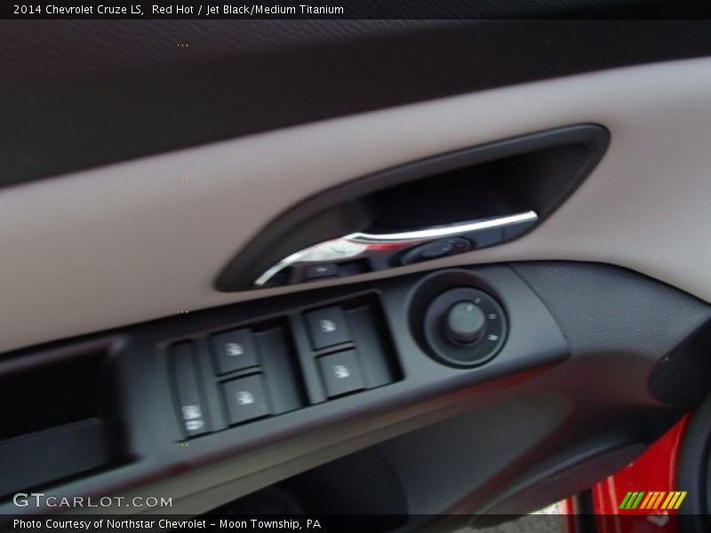Red Hot / Jet Black/Medium Titanium 2014 Chevrolet Cruze LS