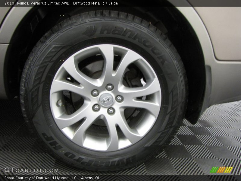 Driftwood Metallic / Beige 2010 Hyundai Veracruz Limited AWD