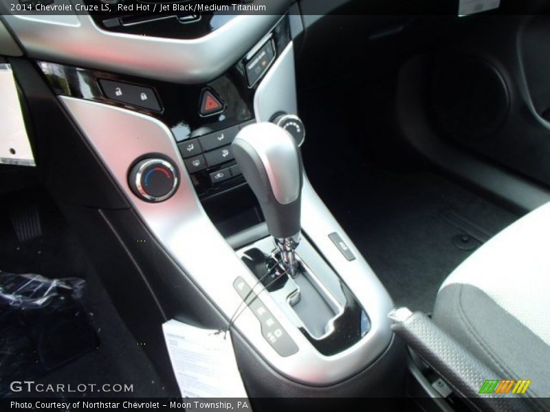 Red Hot / Jet Black/Medium Titanium 2014 Chevrolet Cruze LS