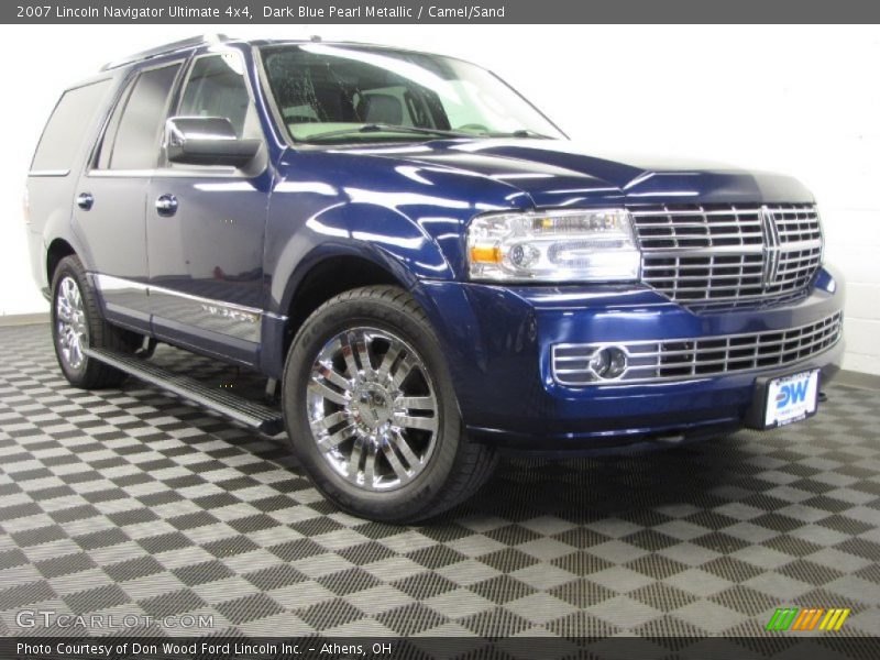 Dark Blue Pearl Metallic / Camel/Sand 2007 Lincoln Navigator Ultimate 4x4