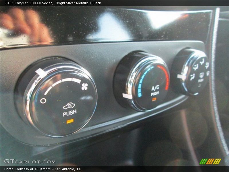 Bright Silver Metallic / Black 2012 Chrysler 200 LX Sedan