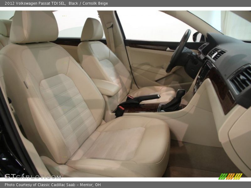 Black / Cornsilk Beige 2012 Volkswagen Passat TDI SEL