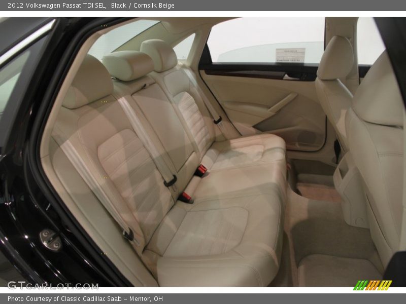 Black / Cornsilk Beige 2012 Volkswagen Passat TDI SEL