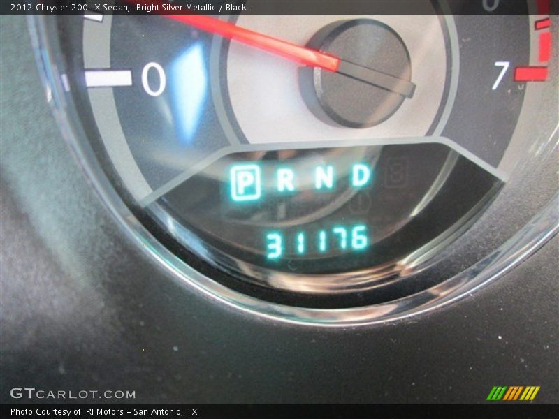 Bright Silver Metallic / Black 2012 Chrysler 200 LX Sedan