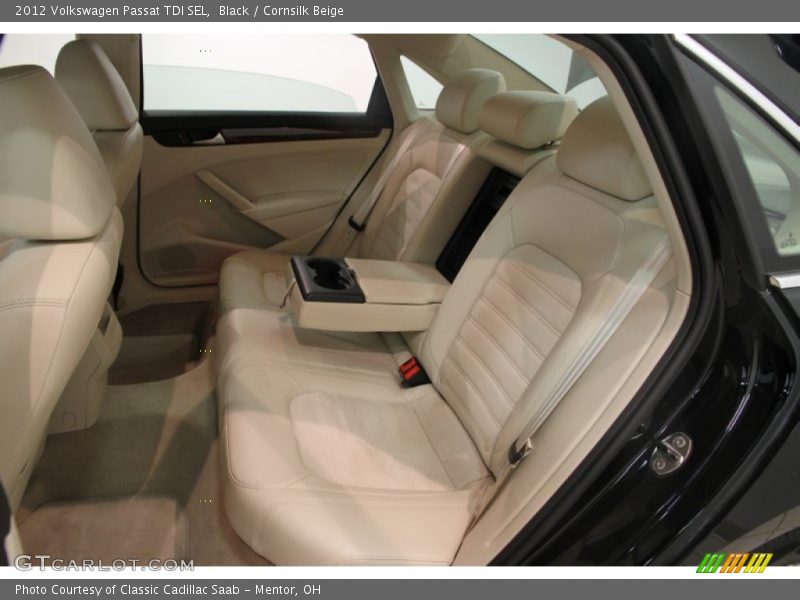 Black / Cornsilk Beige 2012 Volkswagen Passat TDI SEL