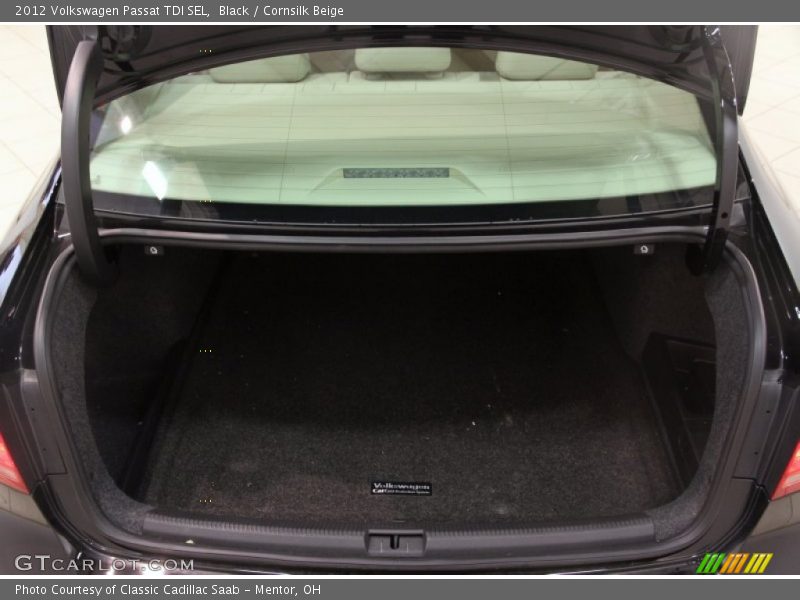 Black / Cornsilk Beige 2012 Volkswagen Passat TDI SEL