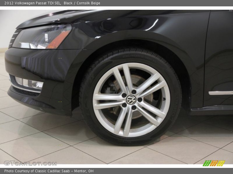 Black / Cornsilk Beige 2012 Volkswagen Passat TDI SEL