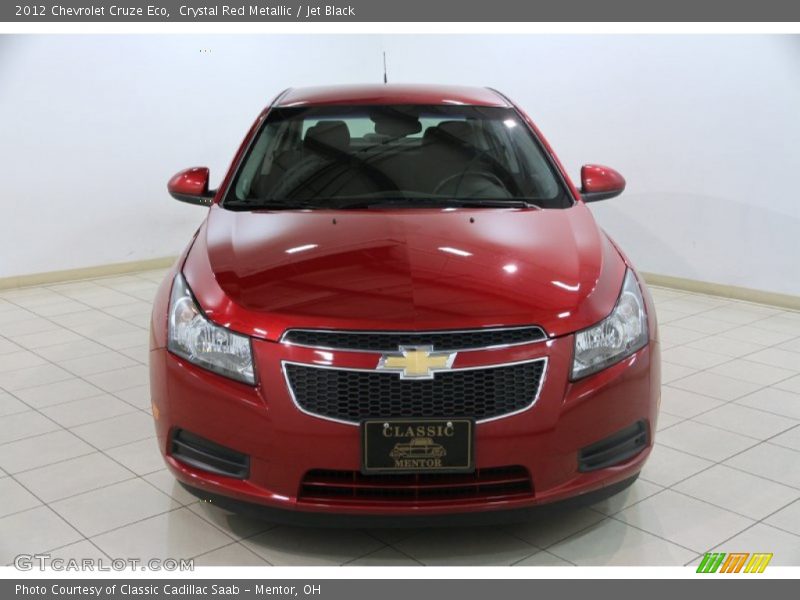 Crystal Red Metallic / Jet Black 2012 Chevrolet Cruze Eco