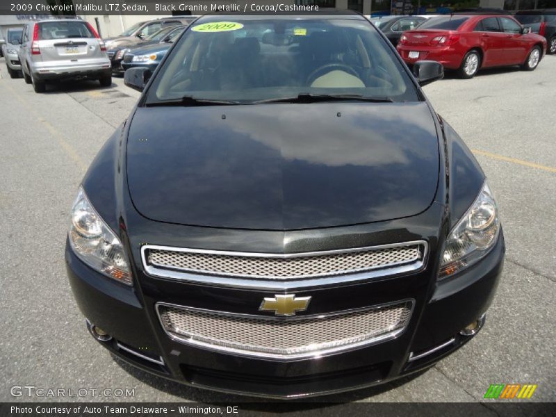 Black Granite Metallic / Cocoa/Cashmere 2009 Chevrolet Malibu LTZ Sedan