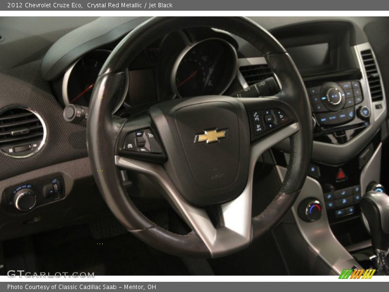 Crystal Red Metallic / Jet Black 2012 Chevrolet Cruze Eco