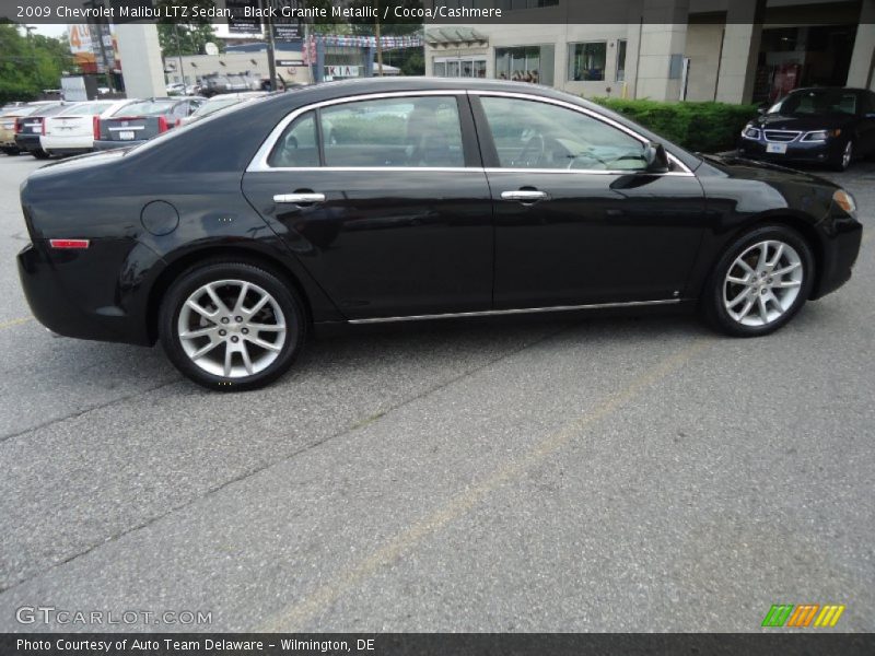Black Granite Metallic / Cocoa/Cashmere 2009 Chevrolet Malibu LTZ Sedan