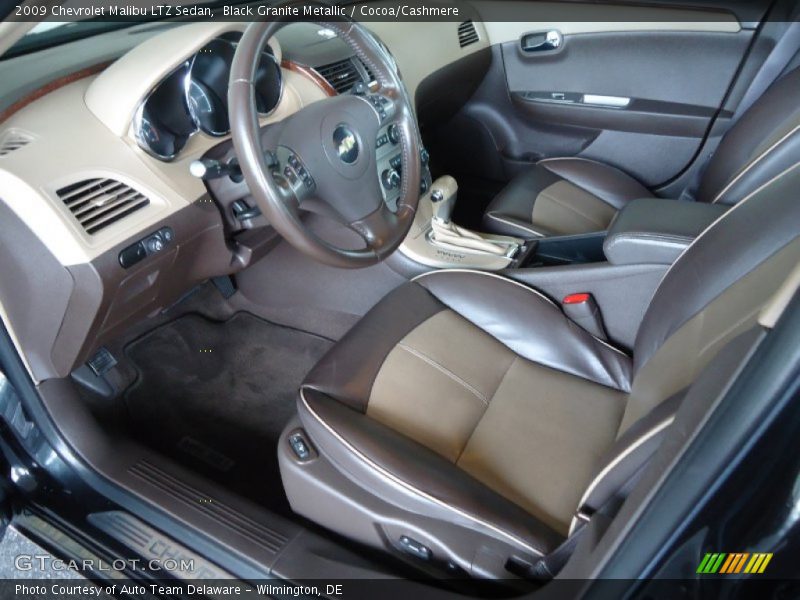 Black Granite Metallic / Cocoa/Cashmere 2009 Chevrolet Malibu LTZ Sedan