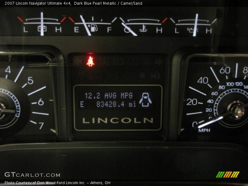 Dark Blue Pearl Metallic / Camel/Sand 2007 Lincoln Navigator Ultimate 4x4