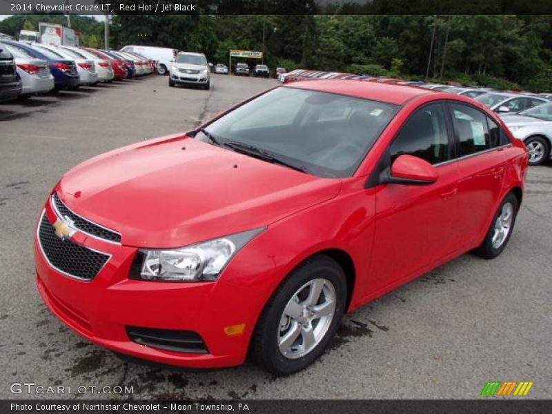 Red Hot / Jet Black 2014 Chevrolet Cruze LT