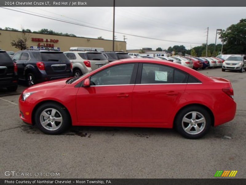Red Hot / Jet Black 2014 Chevrolet Cruze LT