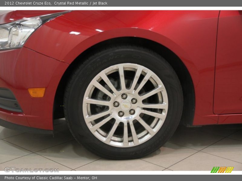 Crystal Red Metallic / Jet Black 2012 Chevrolet Cruze Eco