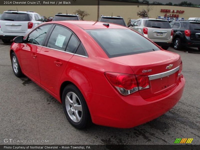 Red Hot / Jet Black 2014 Chevrolet Cruze LT