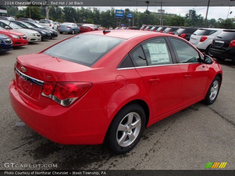 Red Hot / Jet Black 2014 Chevrolet Cruze LT
