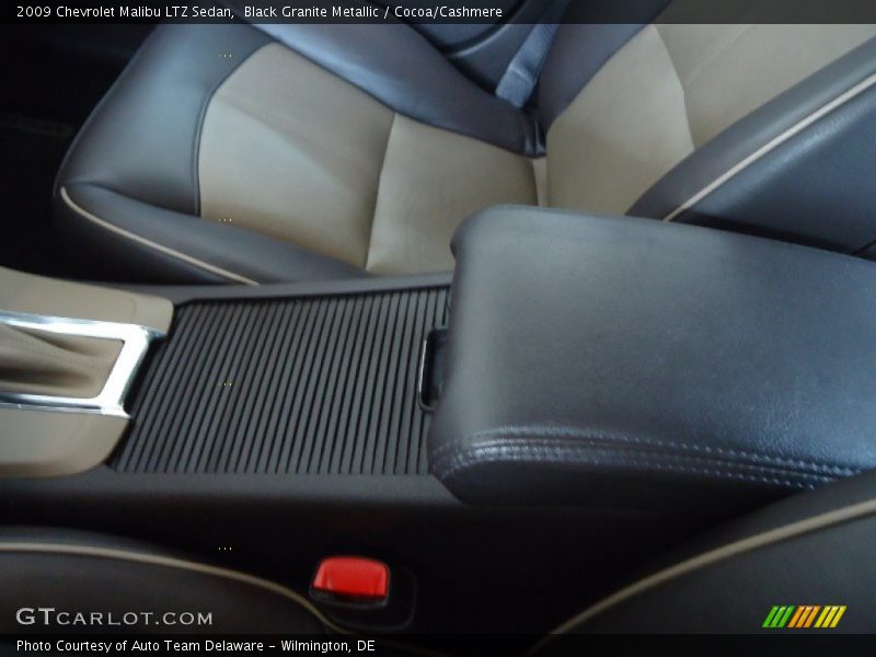Black Granite Metallic / Cocoa/Cashmere 2009 Chevrolet Malibu LTZ Sedan