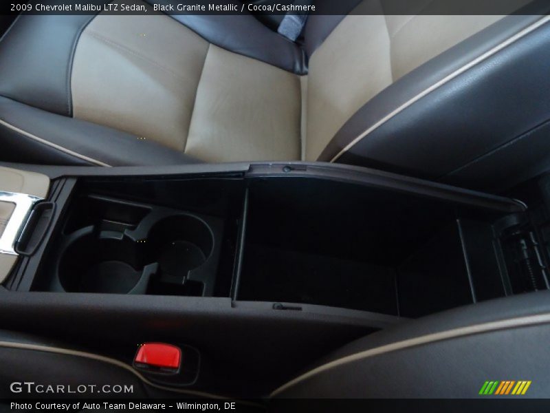 Black Granite Metallic / Cocoa/Cashmere 2009 Chevrolet Malibu LTZ Sedan