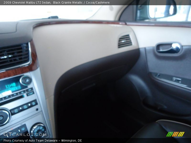 Black Granite Metallic / Cocoa/Cashmere 2009 Chevrolet Malibu LTZ Sedan