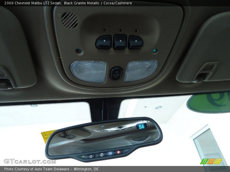 Black Granite Metallic / Cocoa/Cashmere 2009 Chevrolet Malibu LTZ Sedan