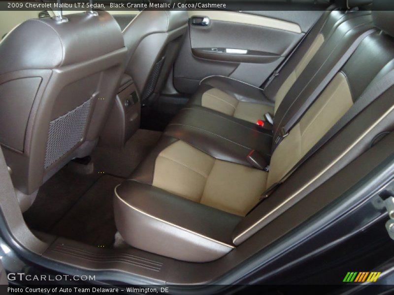 Black Granite Metallic / Cocoa/Cashmere 2009 Chevrolet Malibu LTZ Sedan