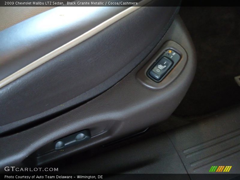 Black Granite Metallic / Cocoa/Cashmere 2009 Chevrolet Malibu LTZ Sedan