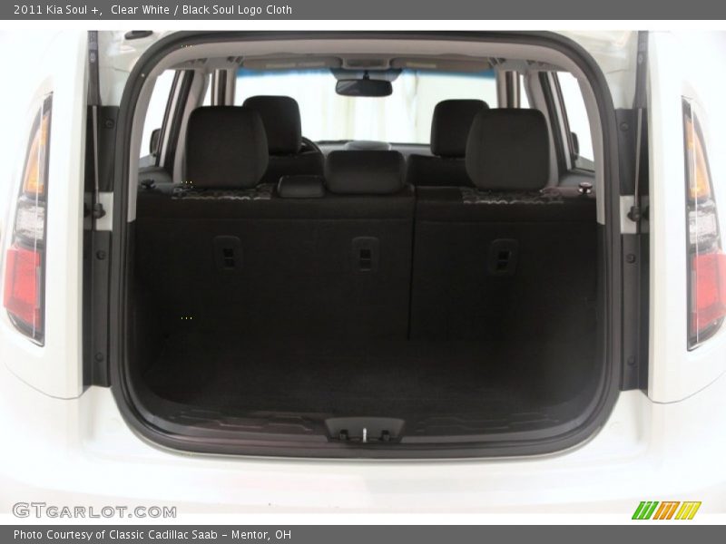Clear White / Black Soul Logo Cloth 2011 Kia Soul +