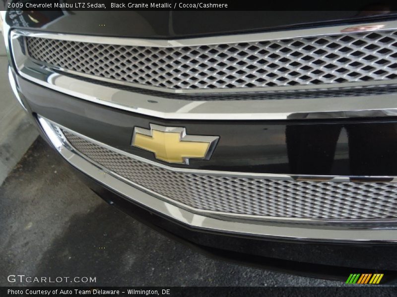 Black Granite Metallic / Cocoa/Cashmere 2009 Chevrolet Malibu LTZ Sedan