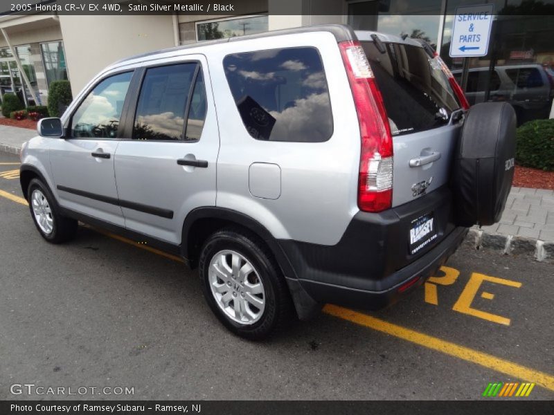Satin Silver Metallic / Black 2005 Honda CR-V EX 4WD