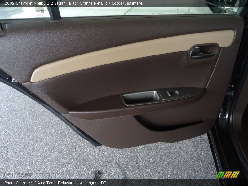 Black Granite Metallic / Cocoa/Cashmere 2009 Chevrolet Malibu LTZ Sedan