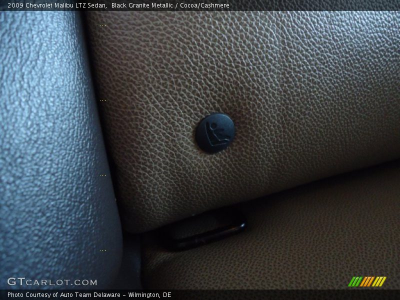 Black Granite Metallic / Cocoa/Cashmere 2009 Chevrolet Malibu LTZ Sedan