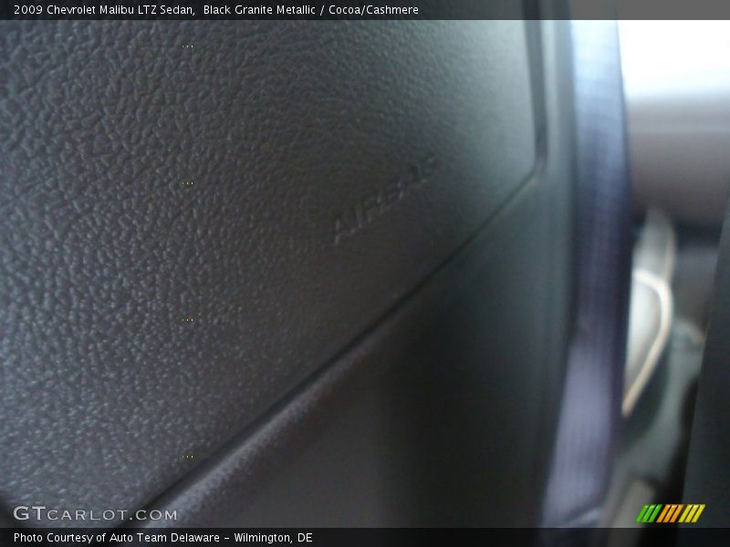 Black Granite Metallic / Cocoa/Cashmere 2009 Chevrolet Malibu LTZ Sedan