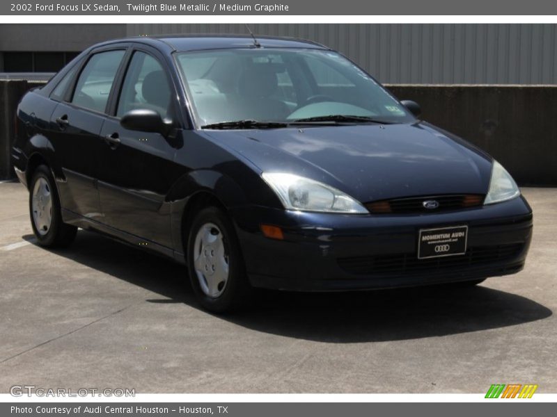Twilight Blue Metallic / Medium Graphite 2002 Ford Focus LX Sedan
