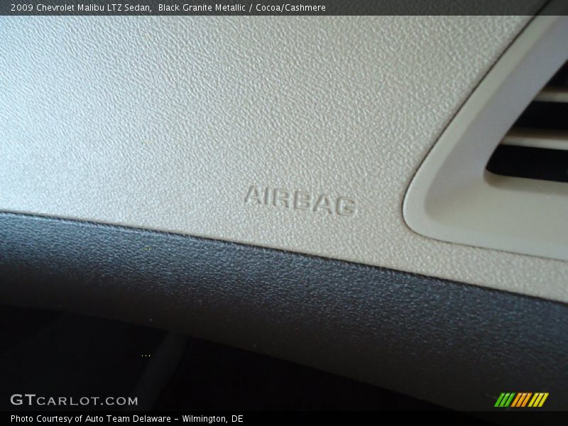 Black Granite Metallic / Cocoa/Cashmere 2009 Chevrolet Malibu LTZ Sedan
