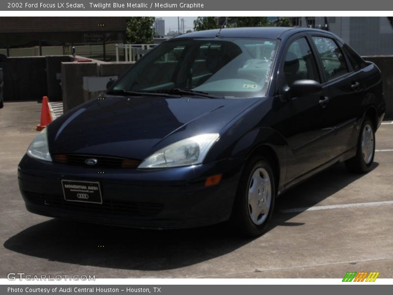 Twilight Blue Metallic / Medium Graphite 2002 Ford Focus LX Sedan