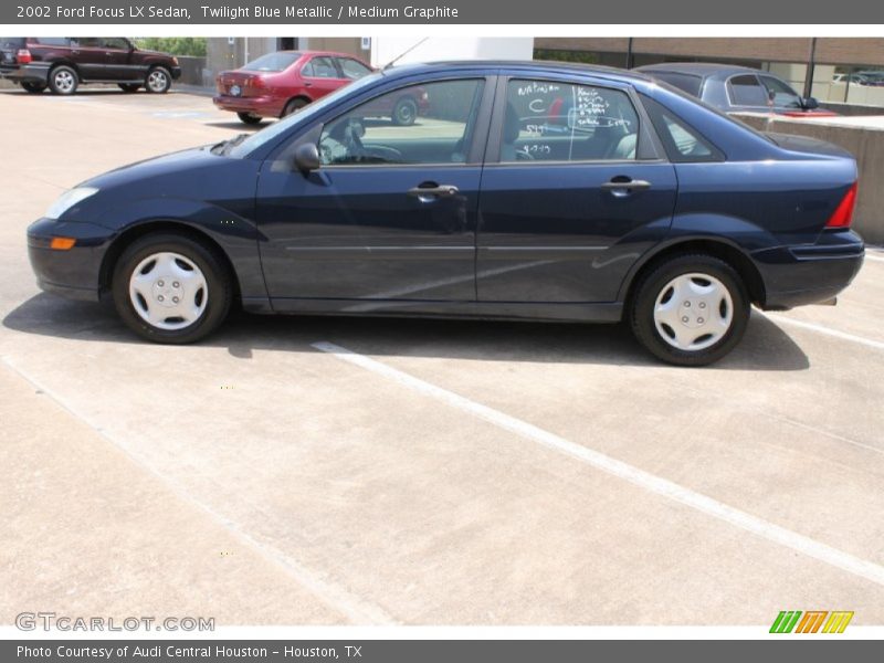 Twilight Blue Metallic / Medium Graphite 2002 Ford Focus LX Sedan