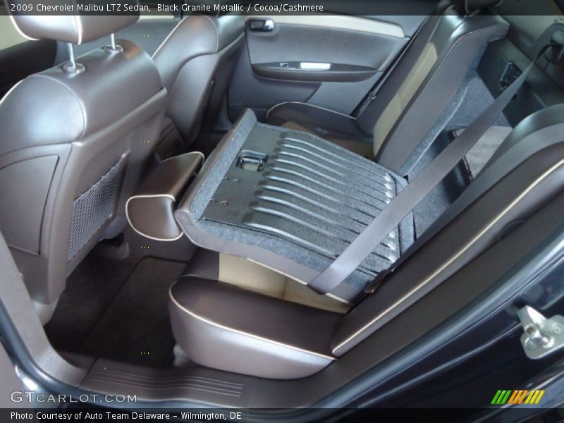 Black Granite Metallic / Cocoa/Cashmere 2009 Chevrolet Malibu LTZ Sedan