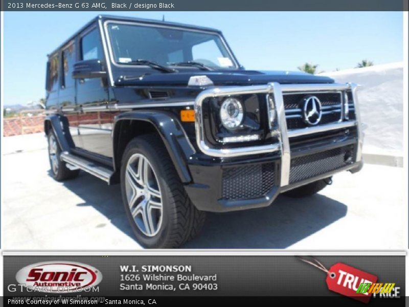Black / designo Black 2013 Mercedes-Benz G 63 AMG