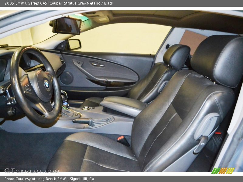 Front Seat of 2005 6 Series 645i Coupe