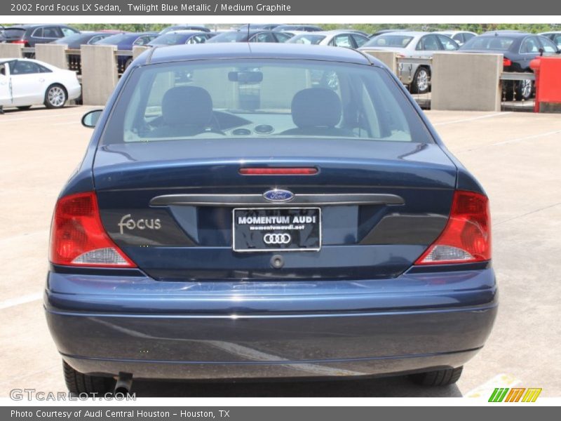 Twilight Blue Metallic / Medium Graphite 2002 Ford Focus LX Sedan