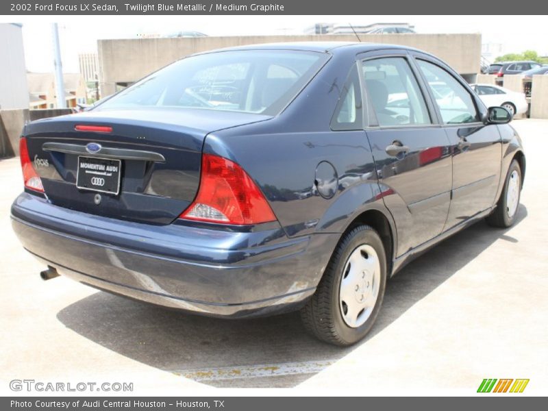 Twilight Blue Metallic / Medium Graphite 2002 Ford Focus LX Sedan
