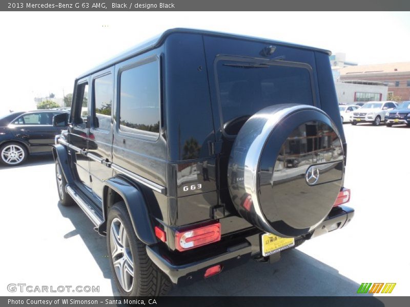 Black / designo Black 2013 Mercedes-Benz G 63 AMG