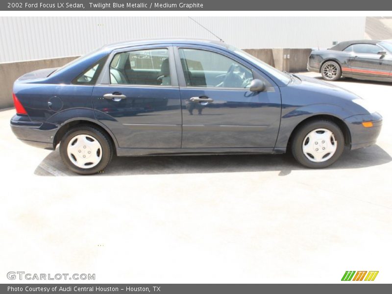 Twilight Blue Metallic / Medium Graphite 2002 Ford Focus LX Sedan