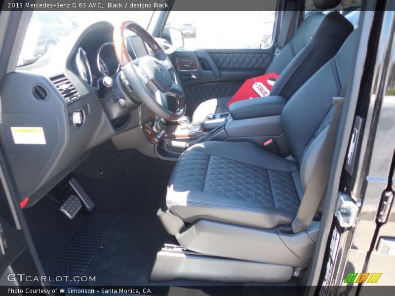 Front Seat of 2013 G 63 AMG
