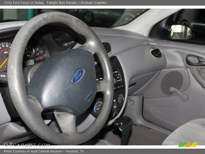 Twilight Blue Metallic / Medium Graphite 2002 Ford Focus LX Sedan