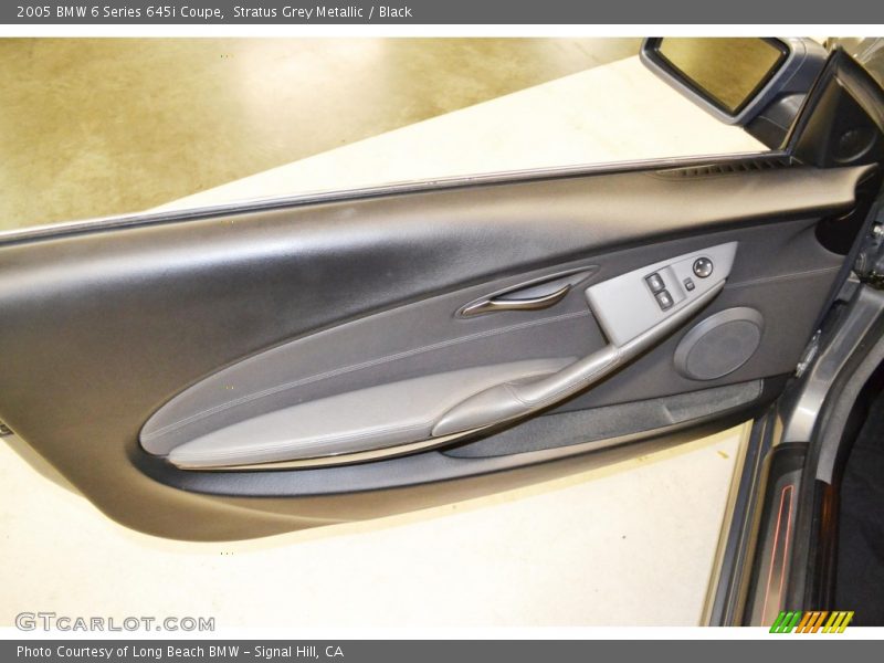 Stratus Grey Metallic / Black 2005 BMW 6 Series 645i Coupe