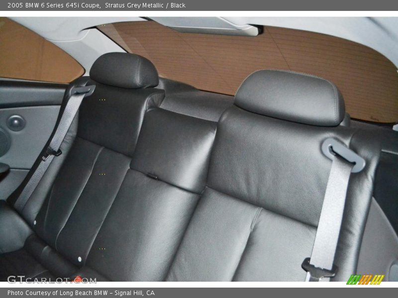 Stratus Grey Metallic / Black 2005 BMW 6 Series 645i Coupe